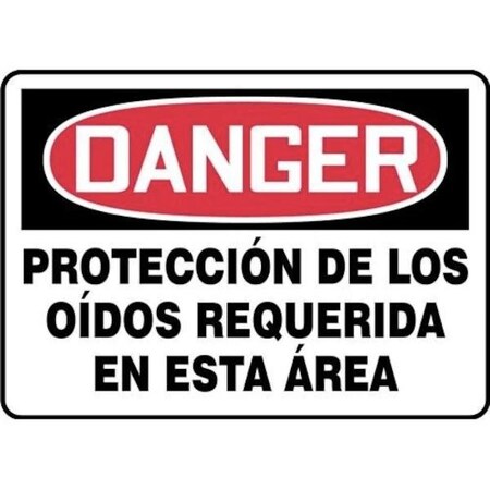 Accuform OSHA DANGER SAFETY SIGN EAR SHMPPE164XT SHMPPE164XT